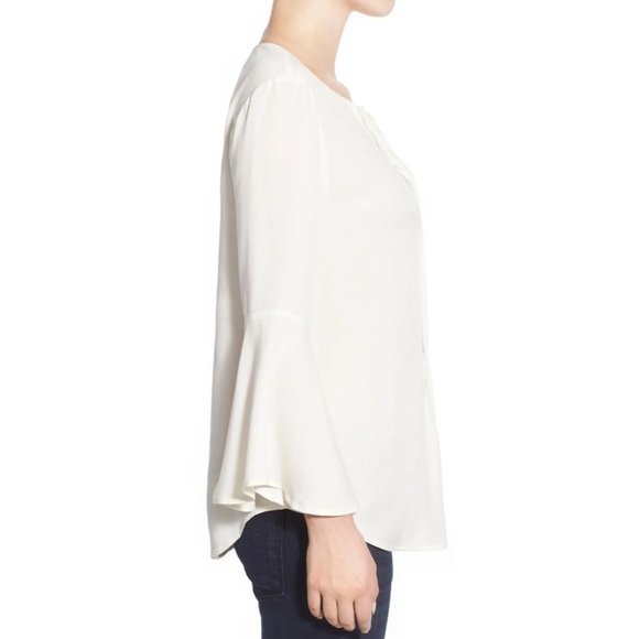 Ella Moss ‘Stella’ bell sleeve blouse top Small - Picture 4 of 7